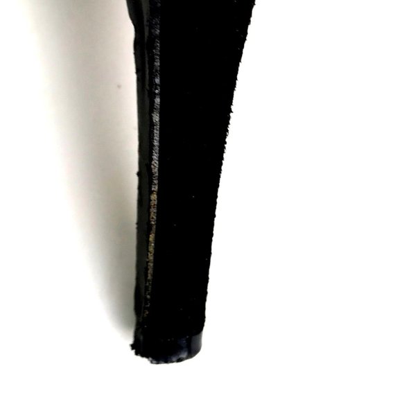 Lace Up Black Suede Booties - Picture 3 of 5